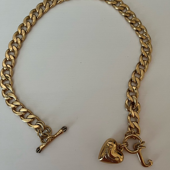 Juicy couture gold choker.And matching bracelet. With boxes. - Picture 3 of 11